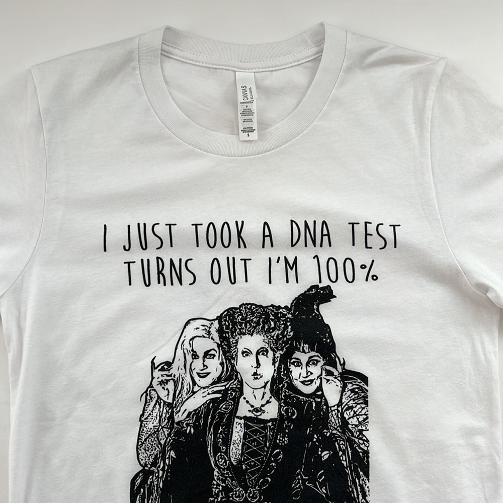Witch Halloween Graphic Tee Shirt Women SM Hocus Pocus Lizzo Sanderson Sisters - Picture 12 of 15